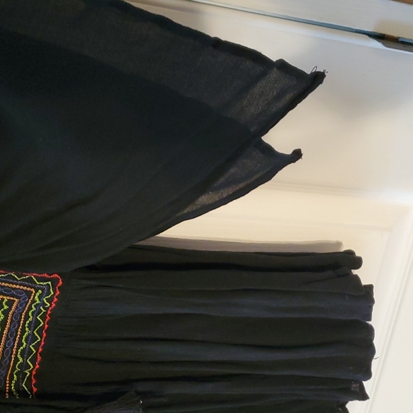 Peasant Gauzy Boho Embroidered Blouse Sz Smal EUC! - Picture 6 of 10